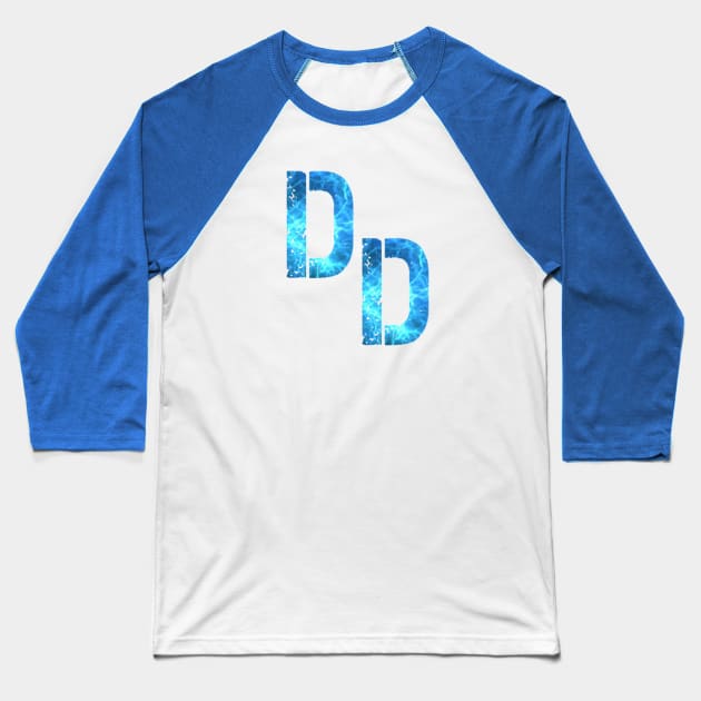 Dunndurr Logo - Electric Blue Baseball T-Shirt by Dunndurr